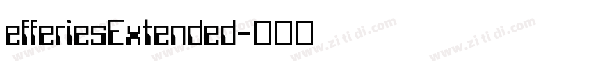 efferiesExtended字体转换