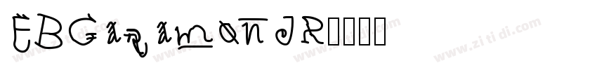 EBGaramondR字体转换