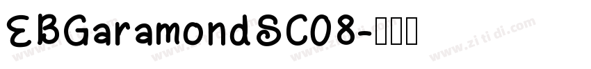 EBGaramondSC08字体转换