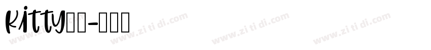 kitty原始字体转换