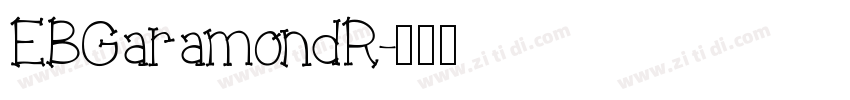 EBGaramondR字体转换
