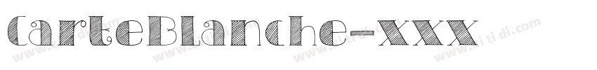 CarteBlanche字体转换