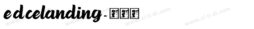 EDCelanding字体转换