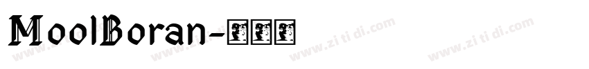 MoolBoran字体转换