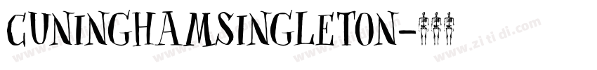 CuninghamSingleton字体转换