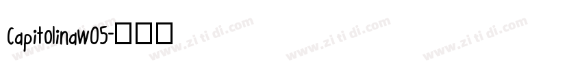 CapitolinaW05字体转换