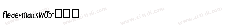 FledermausW05字体转换