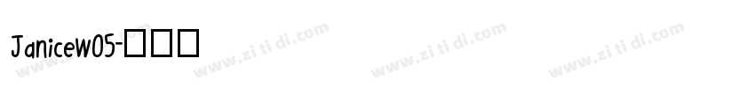 JaniceW05字体转换