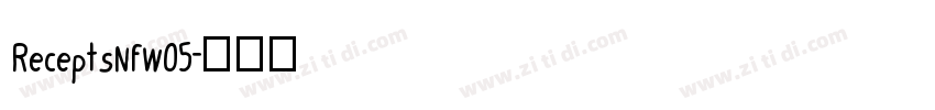 ReceptsNFW05字体转换