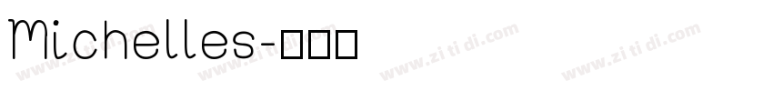 Michelles字体转换