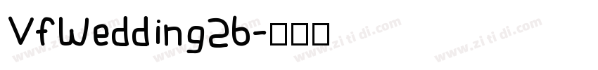 VfWedding26字体转换