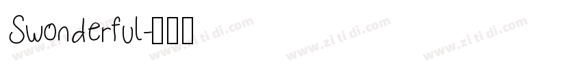 Swonderful字体转换