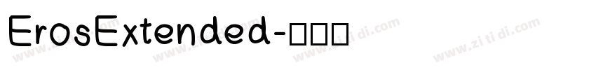 ErosExtended字体转换