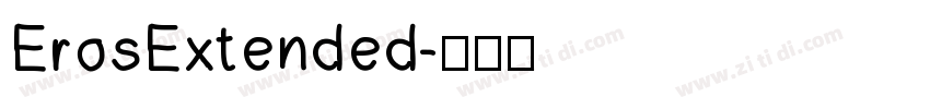 ErosExtended字体转换