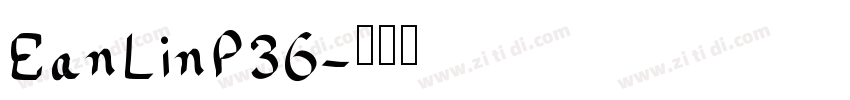 EanLinP36字体转换