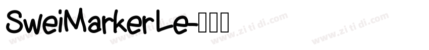 SweiMarkerLe字体转换