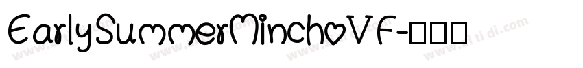 EarlySummerMinchoVF字体转换