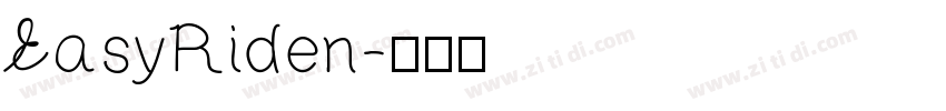 EasyRiden字体转换