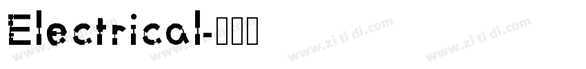 Electrical字体转换
