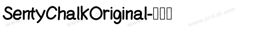 SentyChalkOriginal字体转换