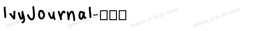 lvyJournal字体转换