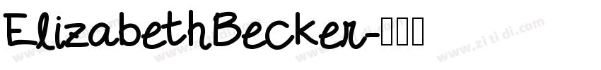 ElizabethBecker字体转换