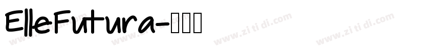 ElleFutura字体转换
