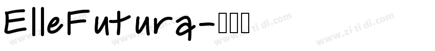 ElleFutura字体转换