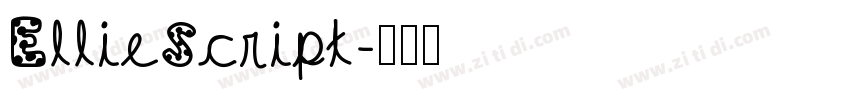 EllieScript字体转换