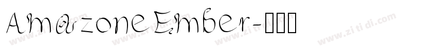 AmazoneEmber字体转换
