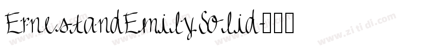 ErnestandEmilySolid字体转换