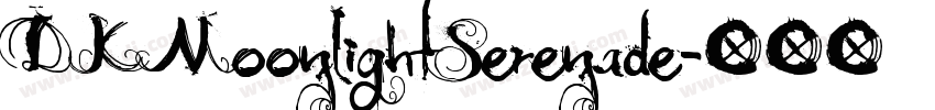 DKMoonlightSerenade字体转换