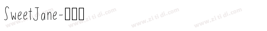 SweetJane字体转换