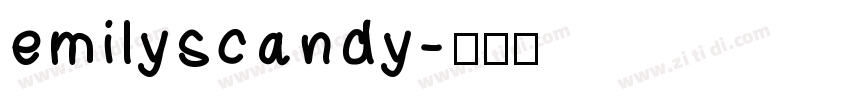 emilyscandy字体转换
