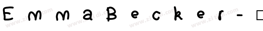 EmmaBecker字体转换