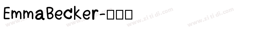EmmaBecker字体转换