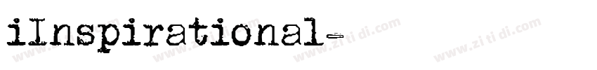 iInspirational字体转换