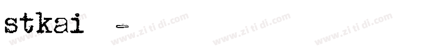 stkai下载字体转换