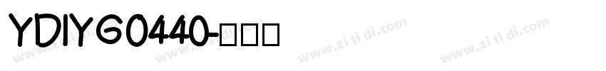 YDIYGO440字体转换