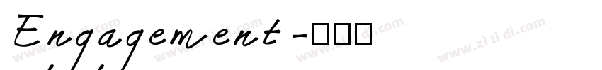 Engagement字体转换