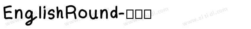 EnglishRound字体转换