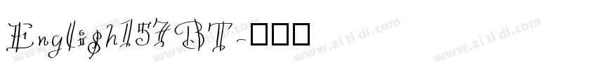 English157BT字体转换