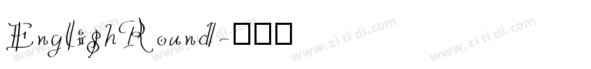EnglishRound字体转换