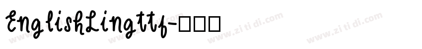EnglishLingttf字体转换