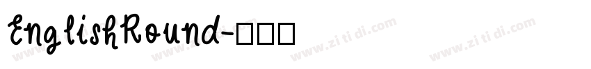 EnglishRound字体转换