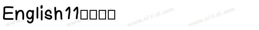 English11字体转换