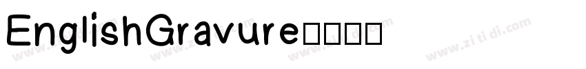 EnglishGravure字体转换