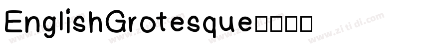 EnglishGrotesque字体转换