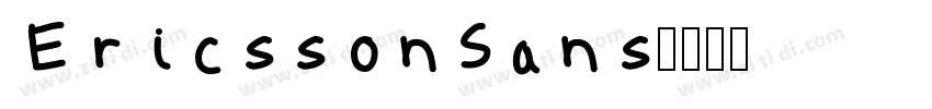 EricssonSans字体转换