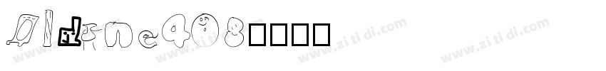 Aldine408字体转换